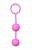 Розовые вагинальные шарики с ребрышками Roze Love Balls