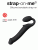 Безремневой гибкий страпон Bendable Strap-on-me S 24 см фиолетовый