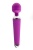 Фиолетовый силиконовый вибромассажер с 16 видами пульсации - 19,2 см.
