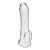 Прозрачная насадка на пенис Transparent Penis Enhancing Sleeve Extension - 15,9 см.