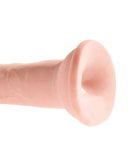 Фаллоимитатор на присоске King Cock Triple Density 20 см телесный
