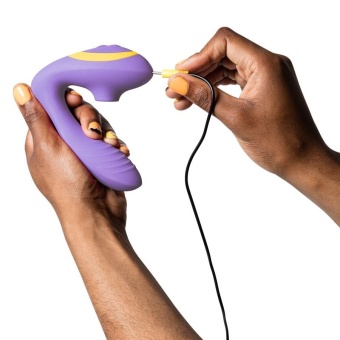 Вибратор с вакуумной стимуляцией Romp Reverb сиреневый