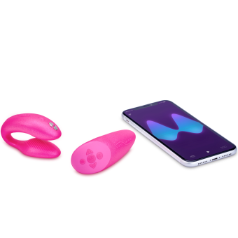 Вибратор для пар с сенсорным пультом управления We-Vibe Chorus розовый