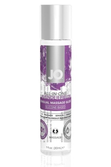 Массажный гель ALL-IN-ONE Massage Oil Lavender с ароматом лаванды - 30 мл