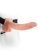 Фаллопротез с мошонкой Hollow Strap-On with Balls Flesh телесный  24 см