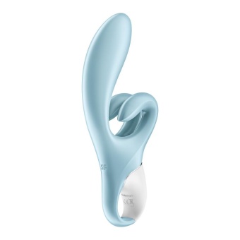 Вибратор с двойным клиторальным стимулятором Satisfyer Touch Me голубой