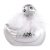 Вибромассажер уточка I Rub My Duckie 2.0 Silver Travel Size серебряная