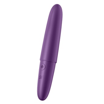 Вибропуля Saisfyer Ultra Power Bullet 6 с округлым кончиком фиолетовая