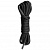 Нейлоновая веревка Black Bondage Rope 5 м черная