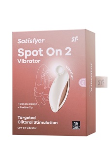 Точечный клиторальный стимулятор Satisfyer Spot On 2 белый