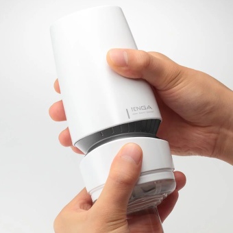 Мастурбатор с контролем вакуума Tenga Aero Silver Ring