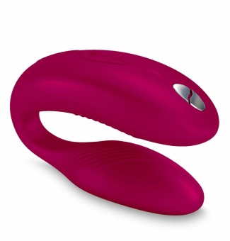 Гибкий вибратор для пар We-Vibe Sync Fuchsia розовый