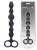 Черная анальная цепочка Beaded Silicone Anal Probe with Double Loop - 24 см. Черная анальная цепочка Beaded Silicone Anal Probe with Double Loop - 24 см.