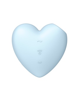 Вакуумный вибростимулятор Satisfyer Cutie Heart голубой