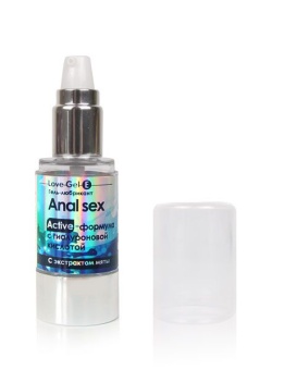 Анальный лубрикант с экстрактом мяты Bioritm LoveGel E - 20 гр