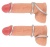 Набор из 3 эрекционных колец Metallic Silicone Cock Ring Set