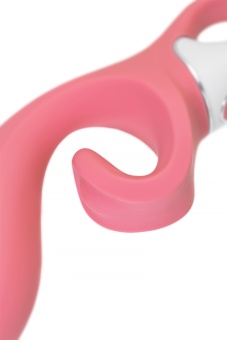 Вибратор с клиторальным стимулятором Satisfyer Hug Me 21,2 см розовый