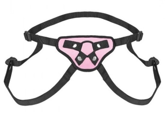 Трусики для страпона Strap On Harness Pink розово-черные