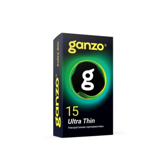 Ультратонкие презервативы Ganzo Ultra Thin - 15 шт