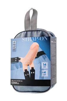 Фаллопротез с креплением RealStick Strap-On Conall телесный