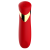 Красный силиконовый мини-вибратор - 13,7 см. Красный силиконовый мини-вибратор - 13,7 см.