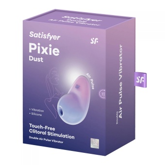 Вакуумно-волновой клиторальный вибростимулятор Satisfyer Pixie Dust сиреневый