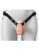 Фаллопротез Hollow Silicone Strap-On 18 см телесный