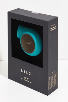 Бирюзовый вакуумный клиторальный стимулятор Lelo Sila