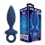 Синяя анальная пробка с кольцом Butt Plug with Loop M - 13,4 см. Синяя анальная пробка с кольцом Butt Plug with Loop M - 13,4 см.