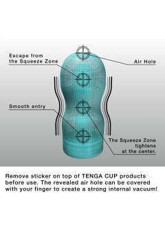 Мастурбатор Tenga Vacuum Cup Extra Cool Edition с охлаждающим эффектом