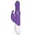 Вибратор хай-тек с вращающимися шариками Pearls Rabbit фиолетовый 26,3 см