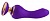 Вибратор Sunga SANYA фиолетовый - 18,5 см