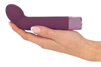 Фиолетовый G-стимулятор с вибрацией G-Spot Vibe - 16 см.