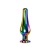 Радужная металлическая пробка Rainbow Metal Plug Medium - 11,1 см.