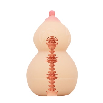 Телесный мастурбатор с соском Calabash