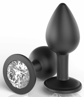 Набор Hookup Crotchless Secret Gem анальная пробка с кристаллом и трусики XL-XXL