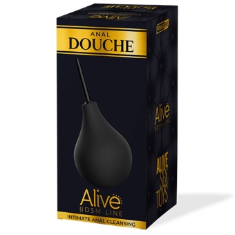 Анальный душ Alive Anal Douche S чёрный 