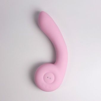Вибратор с нагревом Youvic Bendable Heating G-Spot розовый