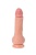 Силиконовый реалистичный фаллоимитатор Real Dual Layer - 21,5 см