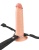 Фаллопротез Hollow Silicone Strap-On 18 см телесный