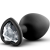 Черная анальная втулка с прозрачным кристаллом Bling Plug Medium - 8,2 см. Черная анальная втулка с прозрачным кристаллом Bling Plug Medium - 8,2 см.