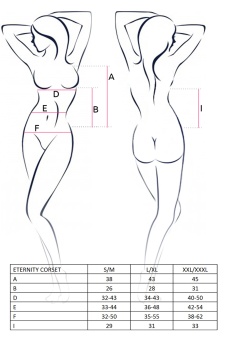 Соблазнительный корсаж Eternity в комплекте с трусиками