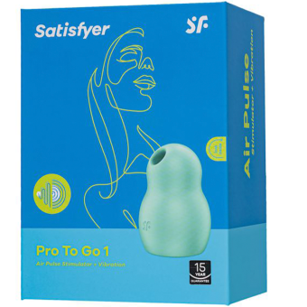 Вакуумный вибростимулятор Satisfyer Pro To Go 1 мятный