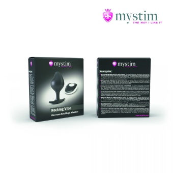 Анальная вибропробка для электростимуляции Mystim Rocking Vibe S