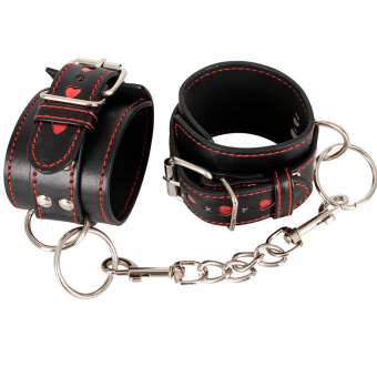 Наручники с сердцами на цепочке Bad Kitty Cuffs Наручники с сердцами на цепочке Bad Kitty Cuffs