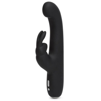 Вибратор Happy Rabbit Slimline G-Spot чёрный