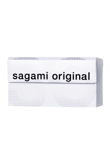 Ультратонкие полиуретановые презервативы Sagami Original 002 размера L 10 шт