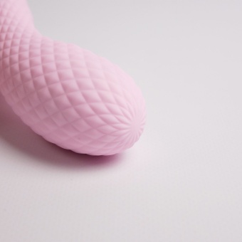 Вибратор Youvic c функцией нагрева и электростимуляцией розовый