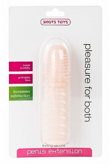 Стимулирующая насадка на пенис с шипами Thrilling Silicone Penis Extension