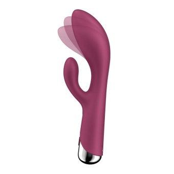 Вибратор-кролик с ротацией Satisfyer Spinning Rabbit 1 малиновый